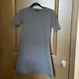 J. Crew T-shirt Dress - Heather Gray, Petite Small